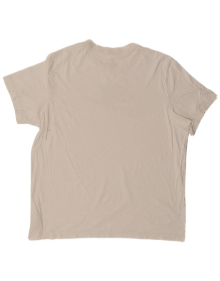 T-shirt grafica da uomo Nike Top XL in cotone bianco