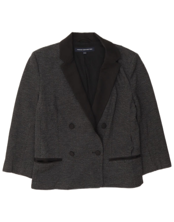 Giacca blazer doppiopetto da donna French Connection UK 12 Grigio medio