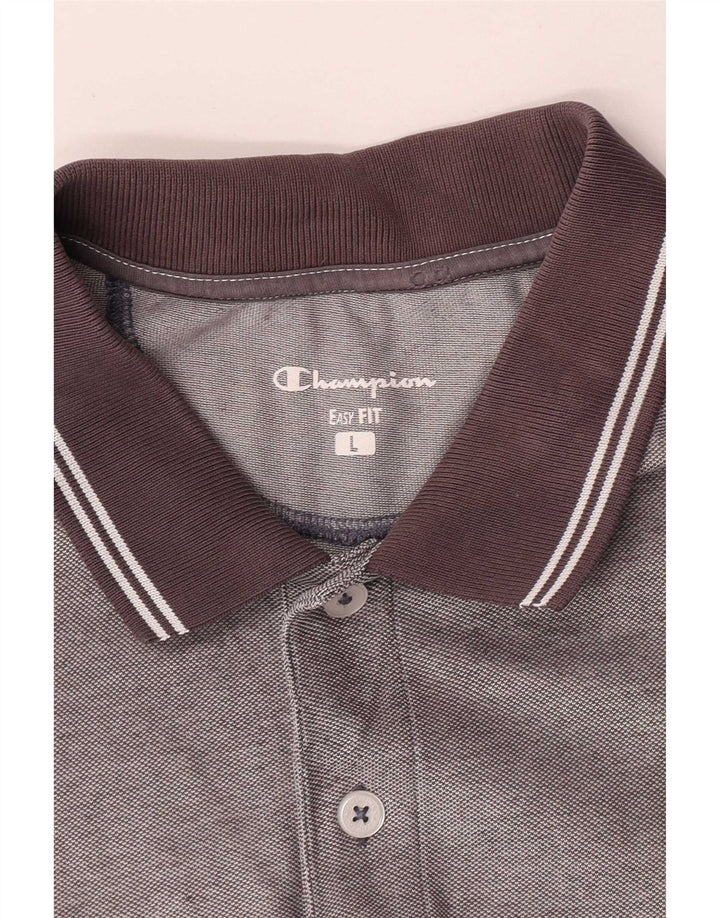 Polo Champion da uomo Easy Fit grande grigia