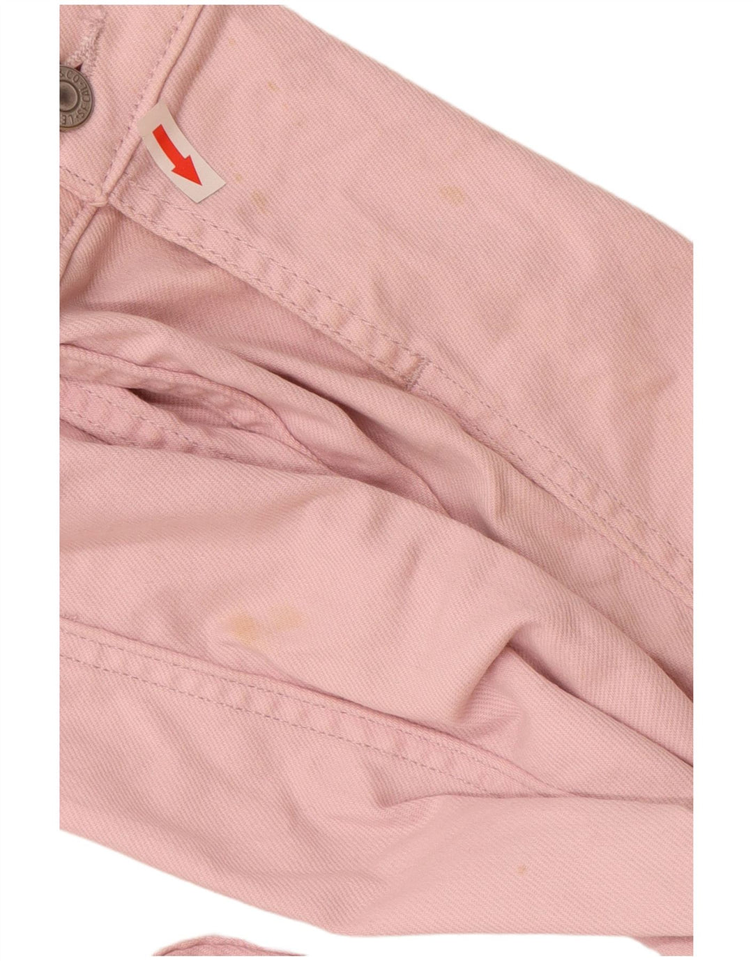 Giacca in denim da donna Levi's UK 18 XL cotone rosa