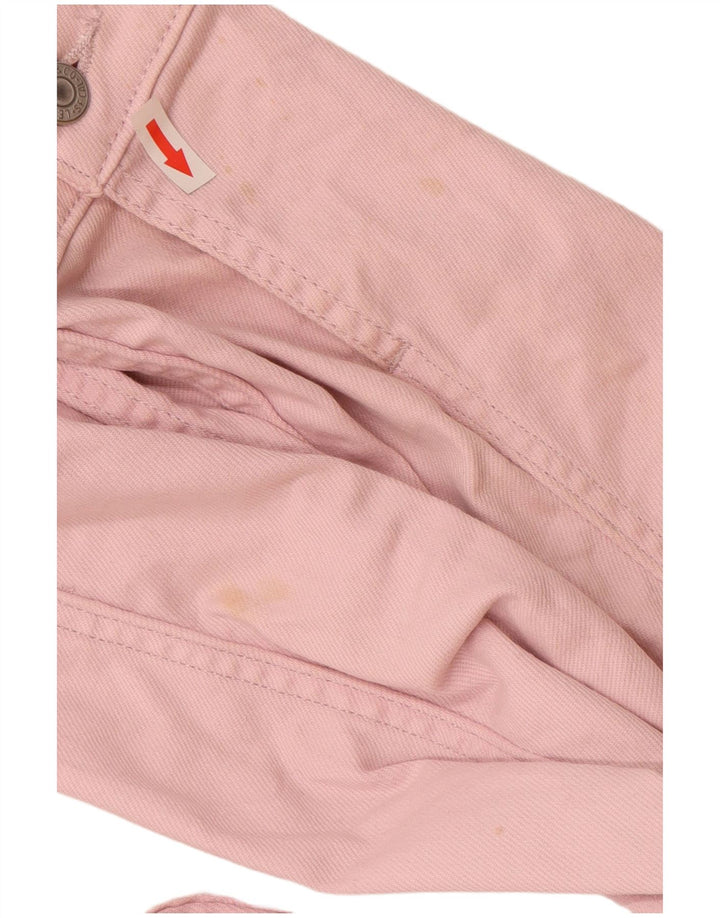 Giacca in denim da donna Levi's UK 18 XL cotone rosa