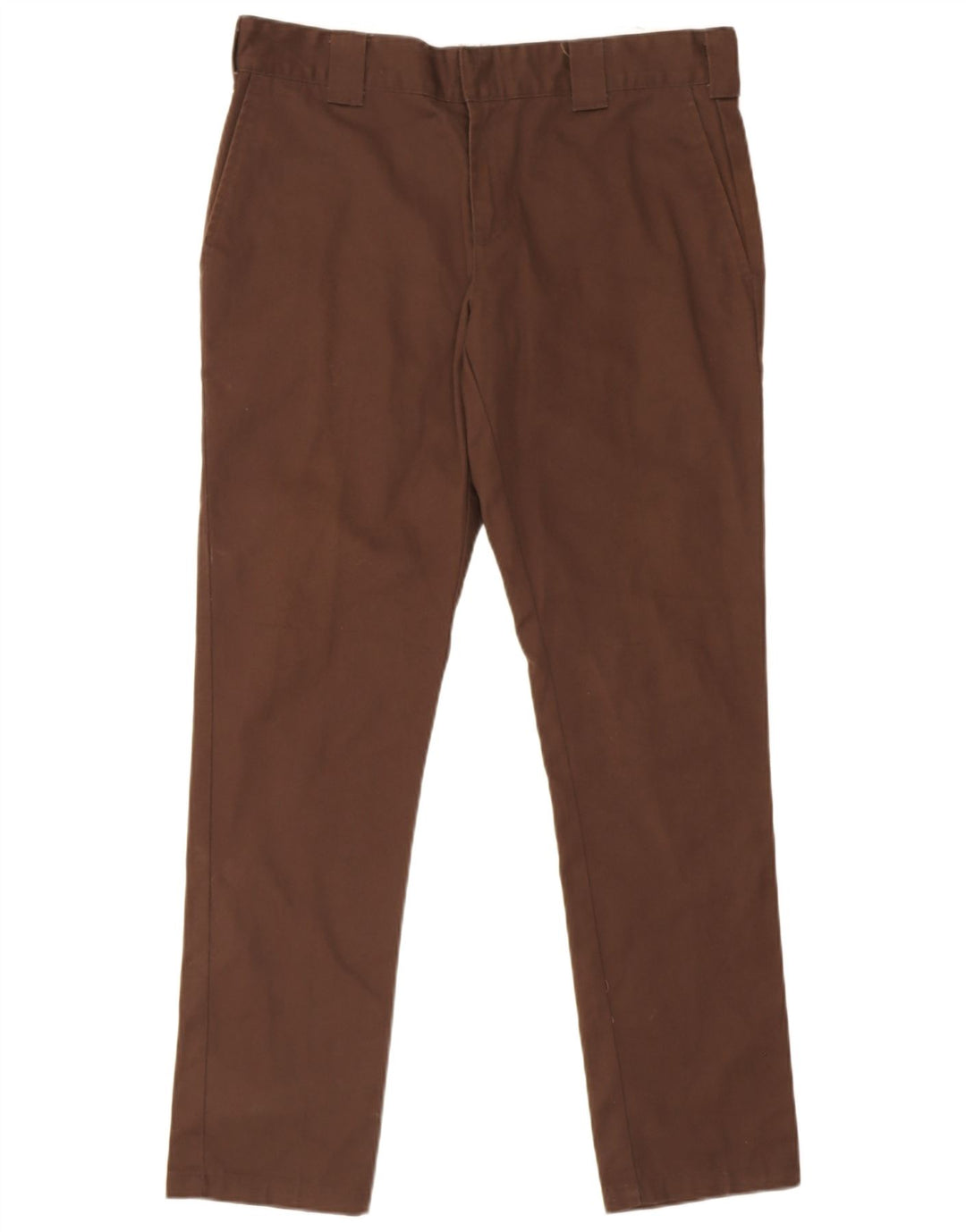 Pantaloni chino slim da uomo Dickies W33 L32 poliestere marrone