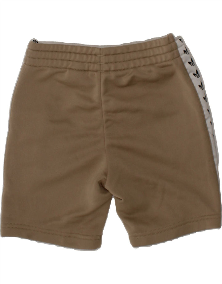ADIDAS Boys Graphic Sport Shorts 5-6 Years  Grey Polyester Vintage Adidas and Second-Hand Adidas from Messina Hembry 
