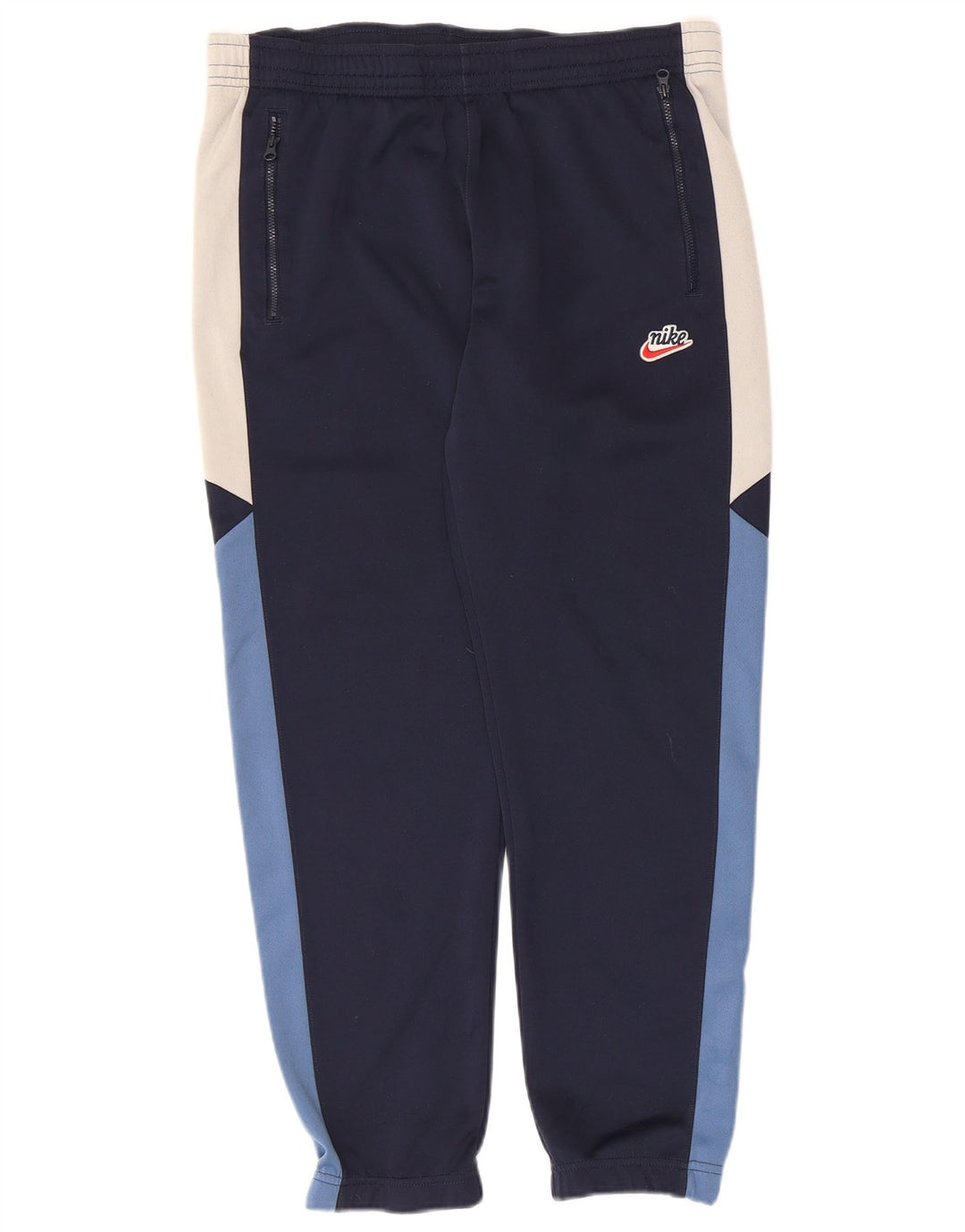 Pantaloni da tuta da uomo Nike Joggers Small Blu Navy Colourblock Poliestere