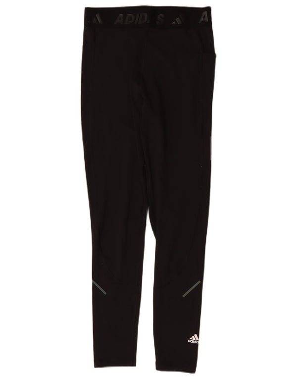 Adidas Aeroready Graphic Leggings da donna UK 12/14 Medium Nero