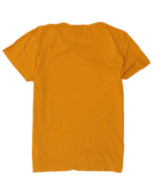 T-shirt grafica da uomo Gianfranco Ferre IT 48 Small in cotone giallo
