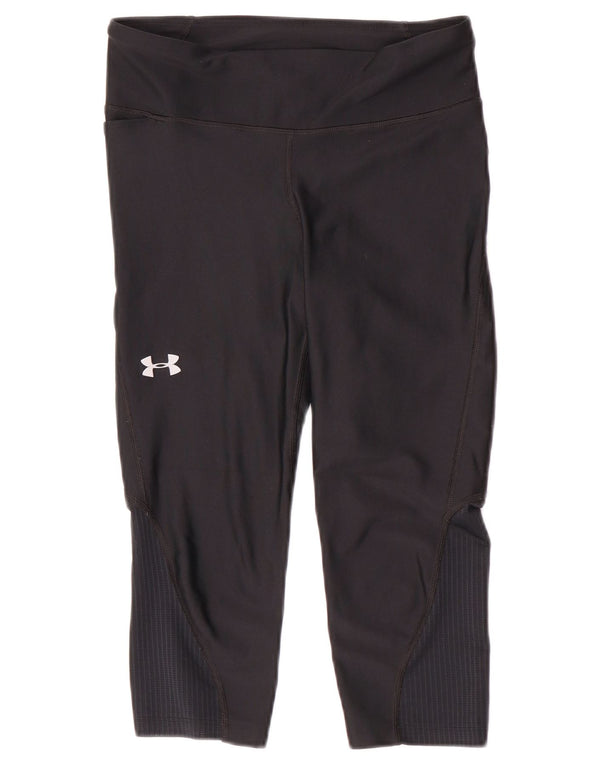Leggings Under Armour da donna Heat Gear Capri UK 12 medio nero sintetico