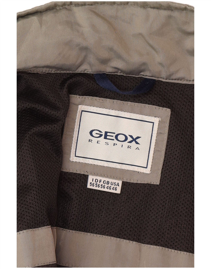 Geox Giacca da uomo Respira Utility UK 46 3XL Poliammide grigia