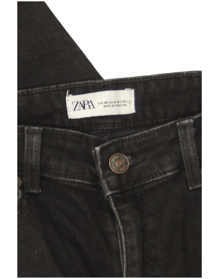 Jeans slim da donna Zara EU 40 medio W30 L28 cotone nero