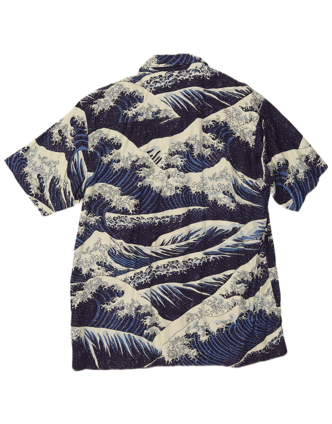 Camicia a maniche corte grafica da uomo SUPERDRY XL in cotone blu navy