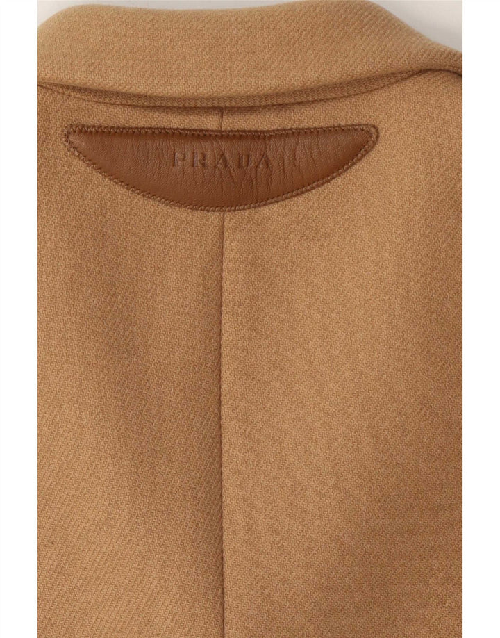 Giacca blazer da donna a 3 bottoni Prada IT 38 XS Beige Lana classica