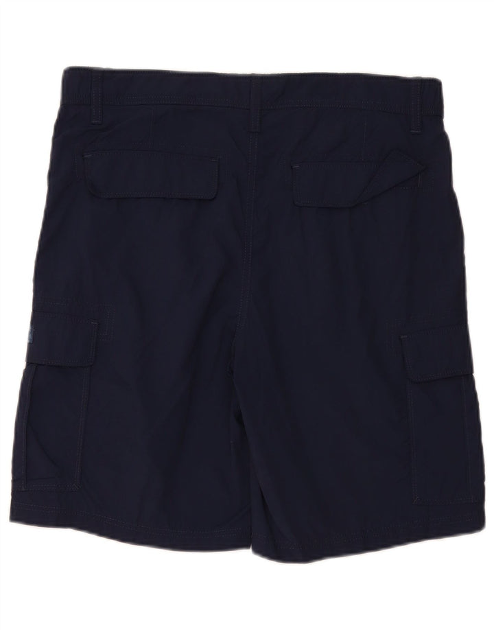 Pantaloncini cargo da uomo IZOD Salt Water W32 medio blu navy in poliammide