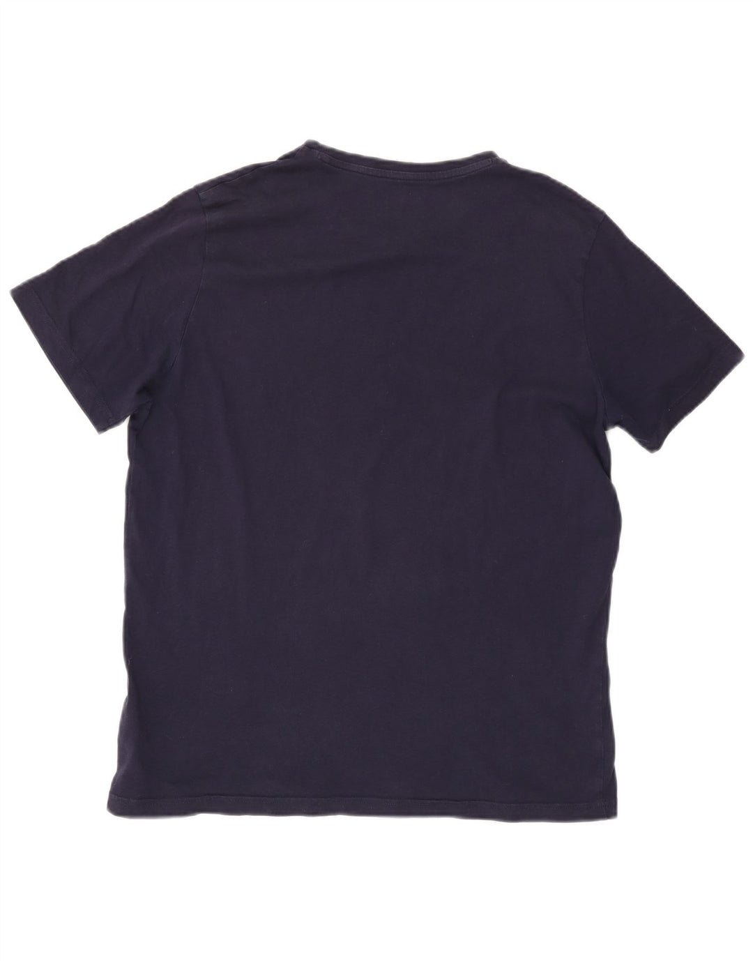T-shirt grafica da uomo Puma Top Large in cotone blu navy