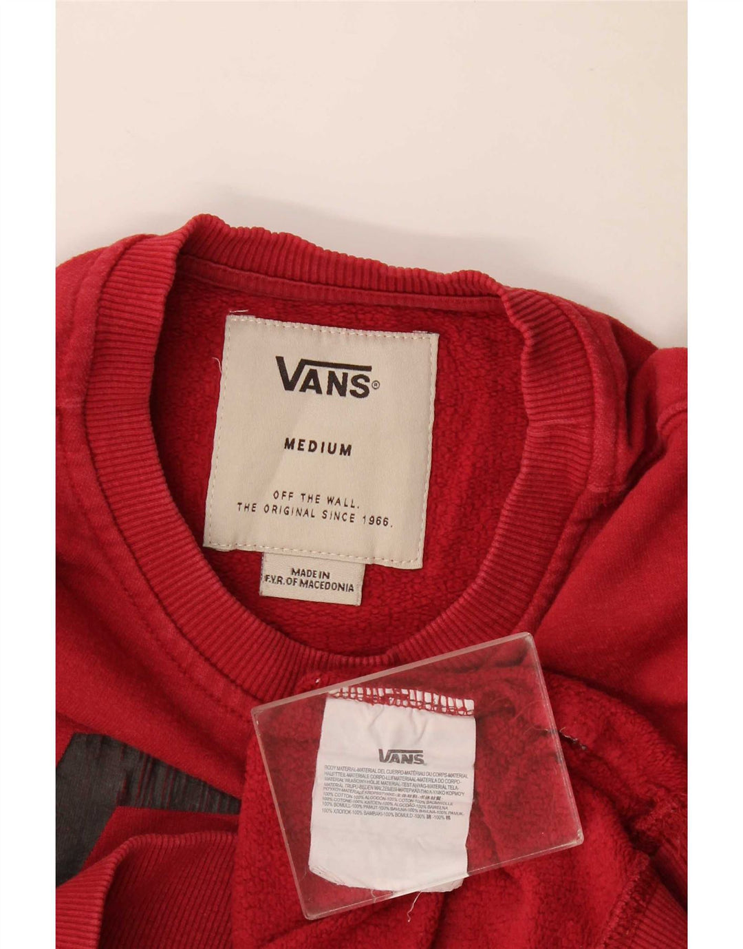 Felpa grafica da uomo di Vans, maglione, cotone marrone medio medio