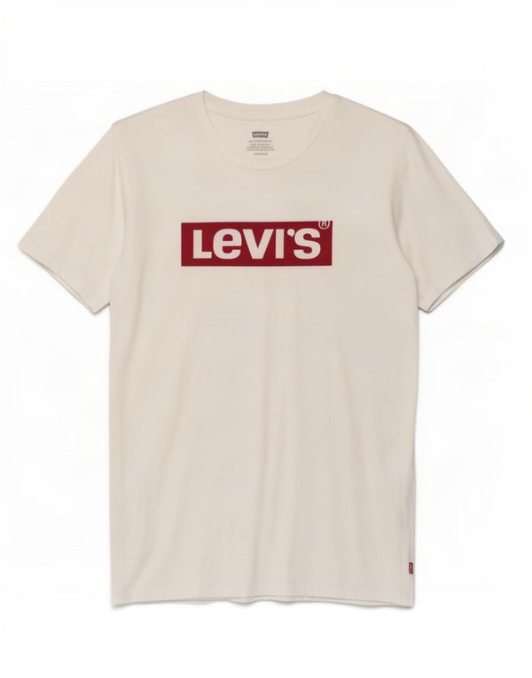 T-shirt grafica da uomo Levi's XS bianca