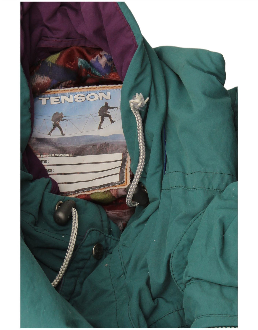 Giacca da sci con cappuccio da uomo Tenson UK 42 XL Verde