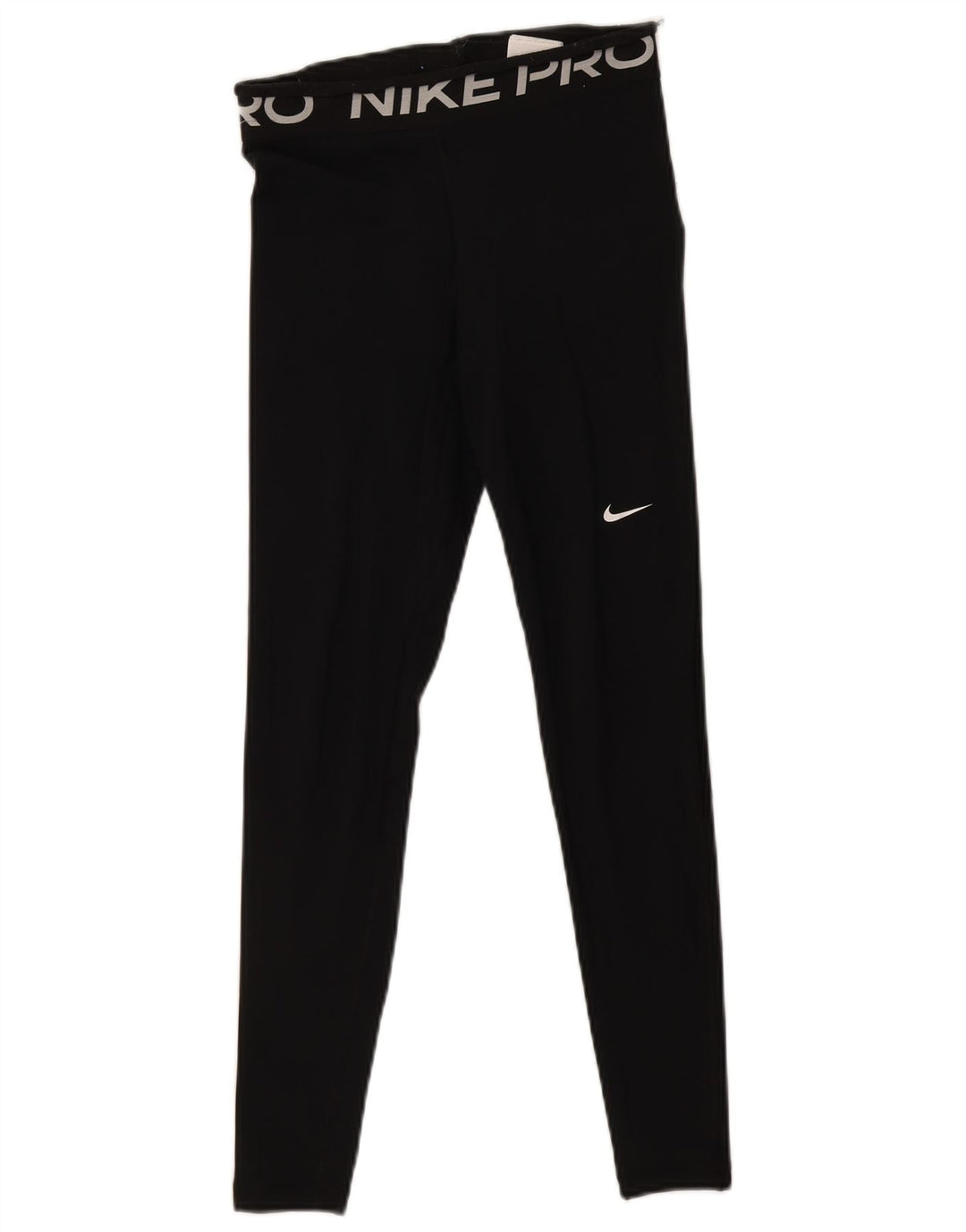 Leggings grafici Nike Dri Fit da donna UK 10 piccoli poliestere nero