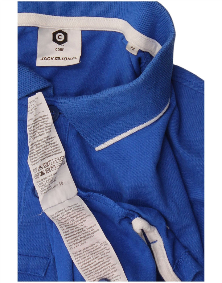 JACK & JONES Polo Core da uomo in cotone blu medio