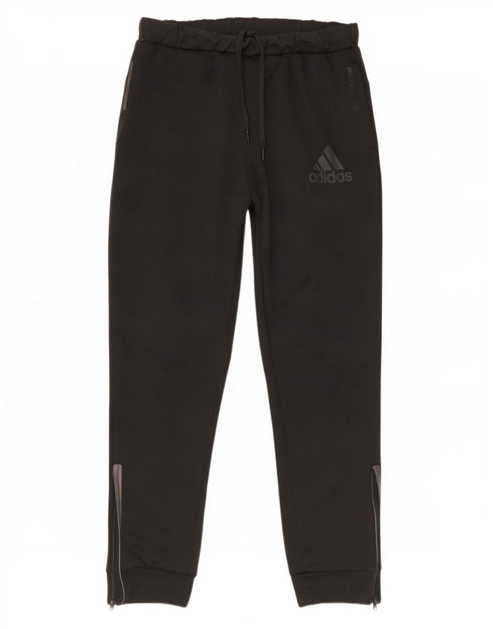 Pantaloni da tuta da uomo Adidas Joggers grandi neri in poliestere