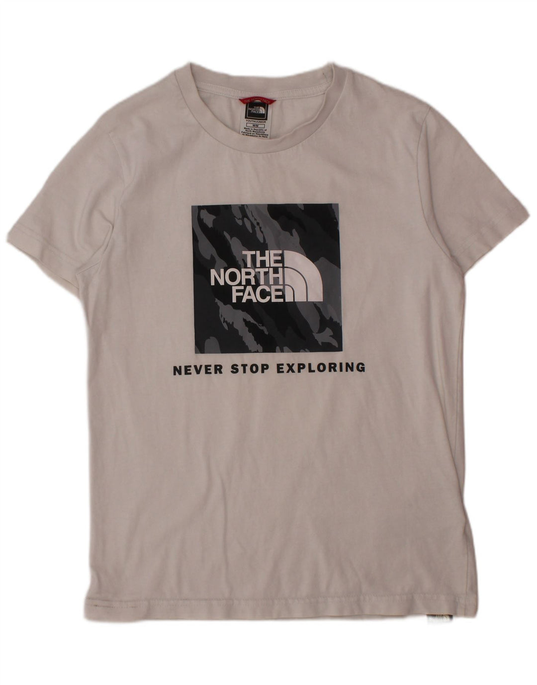 T-shirt grafica per ragazzi THE NORTH FACE Top 9-10 anni bianco medio