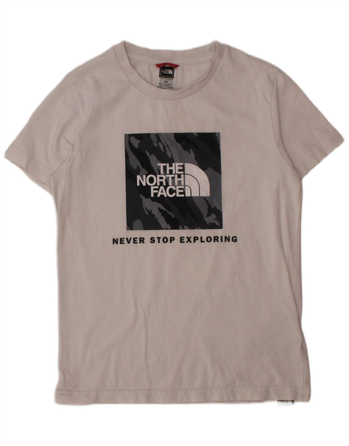 T-shirt grafica per ragazzi THE NORTH FACE Top 9-10 anni bianco medio