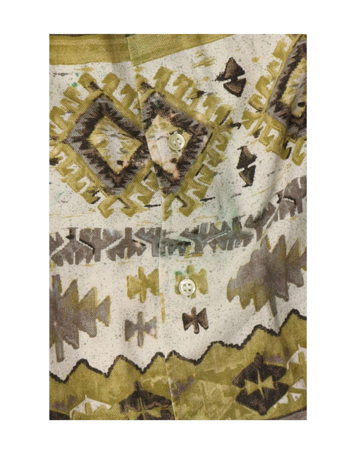 Camicia da uomo Fitzroy XL verde geometrica