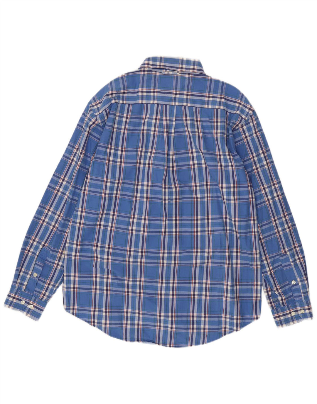 TOMMY HILFIGER Camicia da uomo in cotone a quadri grandi blu