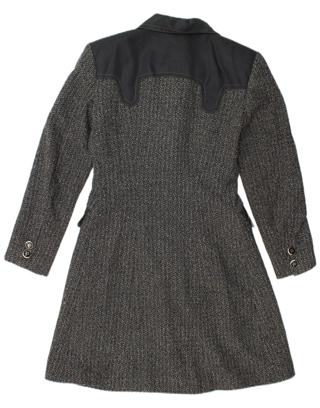 Soprabito Donna ROCCOBAROCCO IT 42 Medio Nero Lana Puntinata