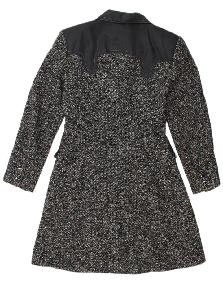 Soprabito Donna ROCCOBAROCCO IT 42 Medio Nero Lana Puntinata