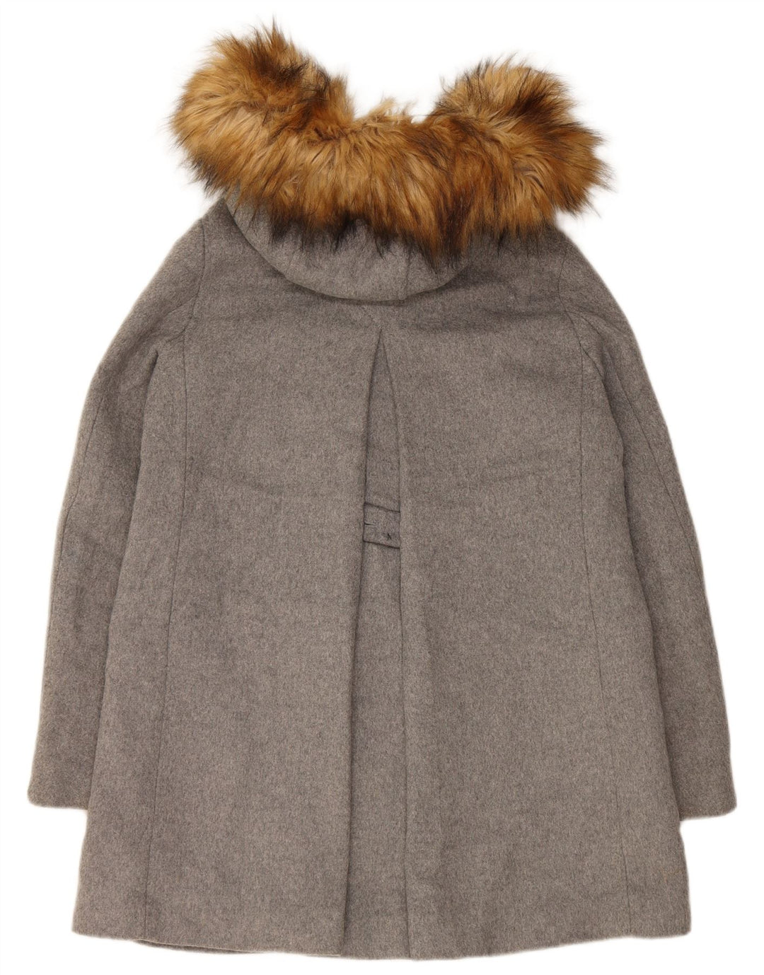 Cappotto doppiopetto con cappuccio da donna Zara UK 6 XS Grigio