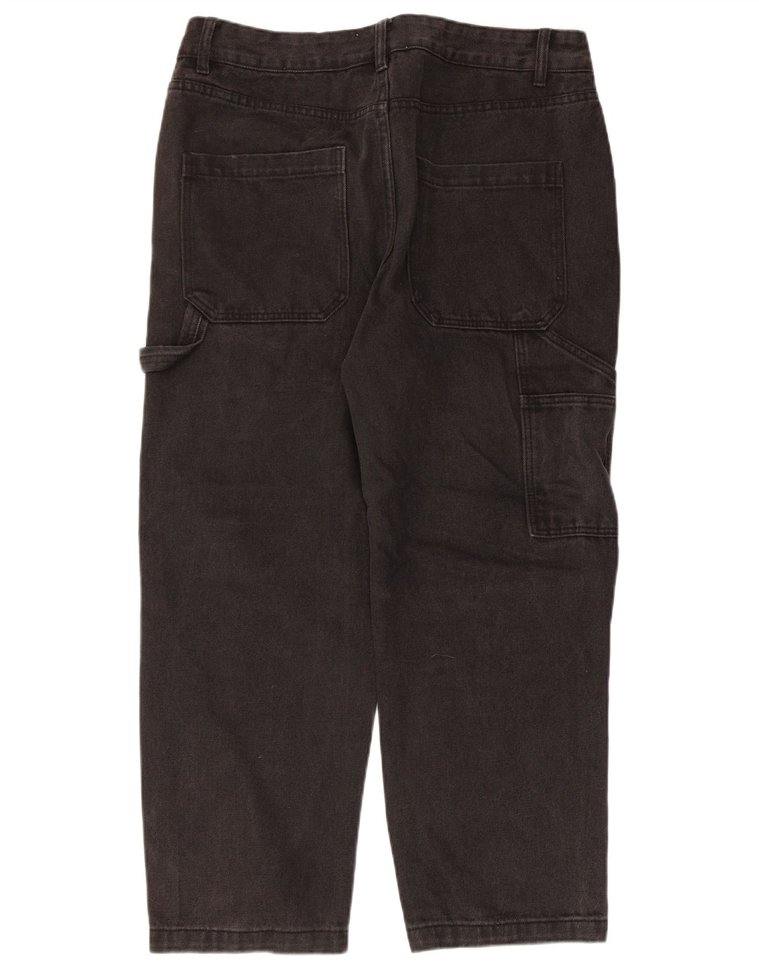 Jeans dritti cargo da uomo Scout W34 L26 cotone nero