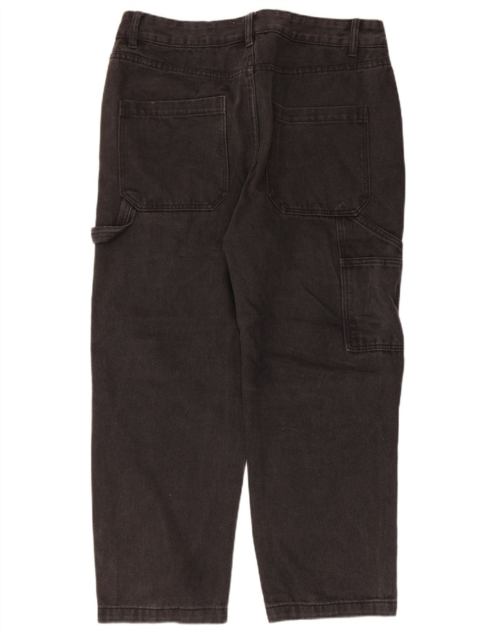 Jeans dritti cargo da uomo Scout W34 L26 cotone nero
