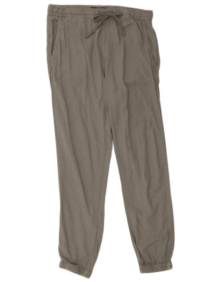 Pantaloni chino da donna Zara Joggers medi W30 L27 viscosa grigia