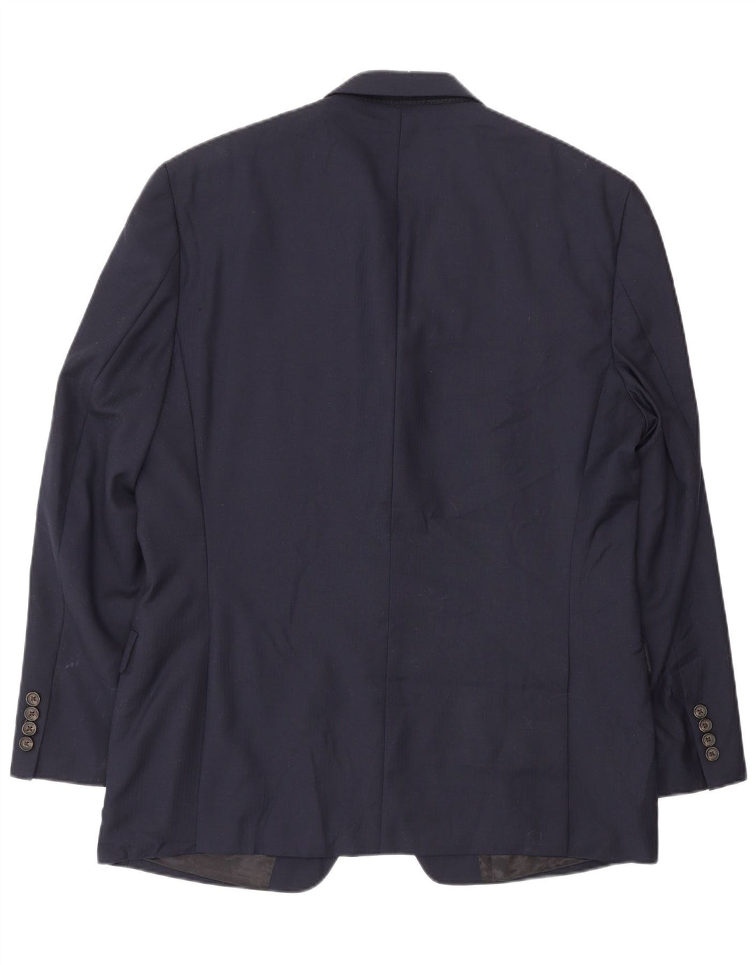 Giacca blazer da uomo a 2 bottoni Ralph Lauren UK 42 grande classica in lana blu navy