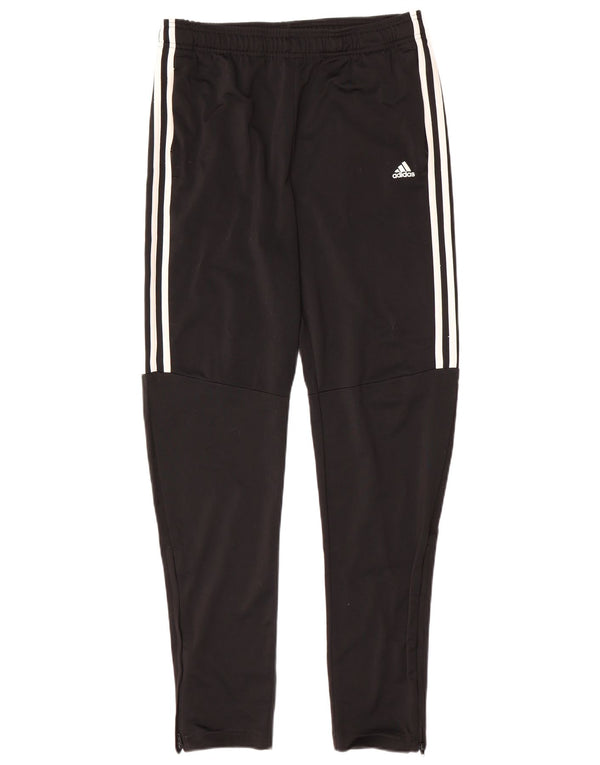 Pantaloni della tuta da ragazzo ADIDAS 15-16 anni in poliestere nero