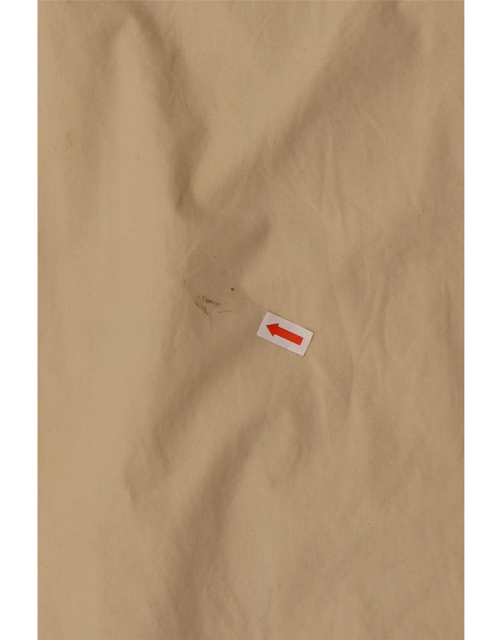 Camicia a maniche corte da uomo Hugo Boss in cotone beige medio