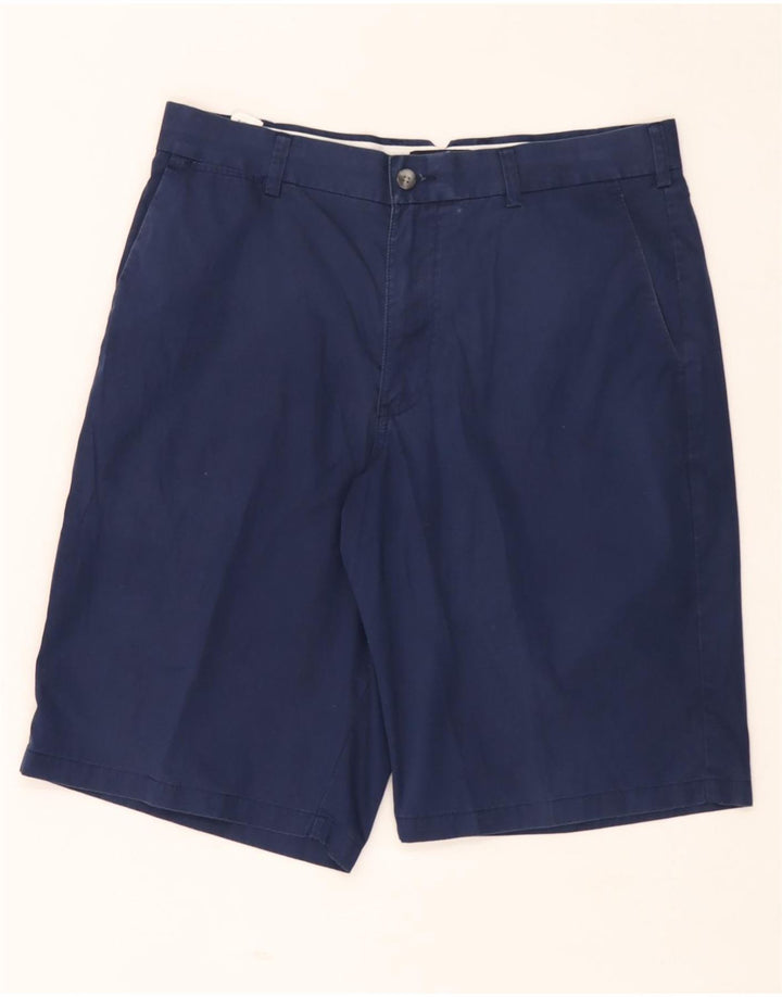 Pantaloncini chino da uomo Marks & Spencer W34 grandi in cotone blu