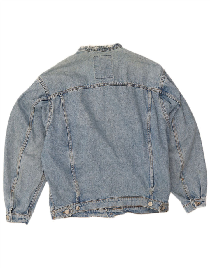 Giacca di jeans vintage da uomo UK 36 piccola blu