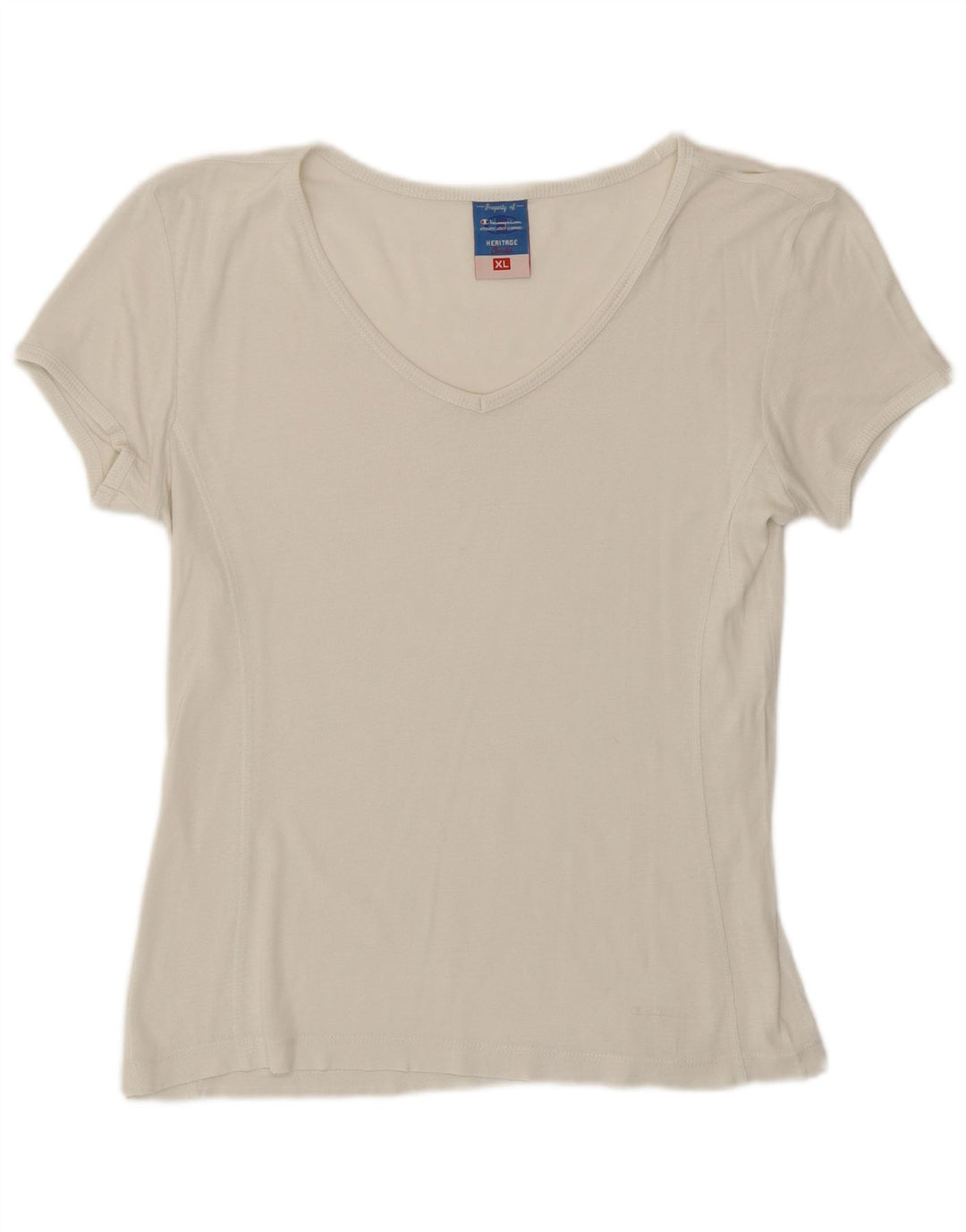 Maglietta Champion Heritage Classics da donna UK 18 XL Bianca