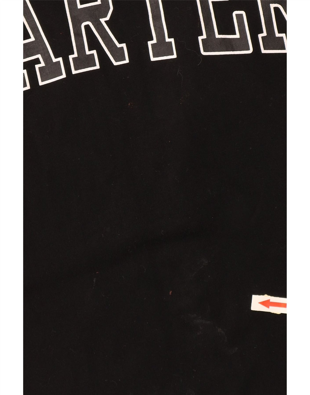 T-shirt grafica da uomo STARTER Top Small in cotone color block nero