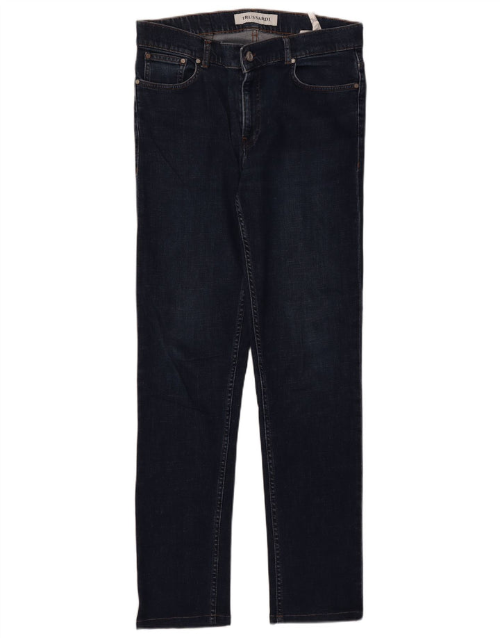 Jeans Slim Uomo TRUSSARDI W34 L32 Blu Navy