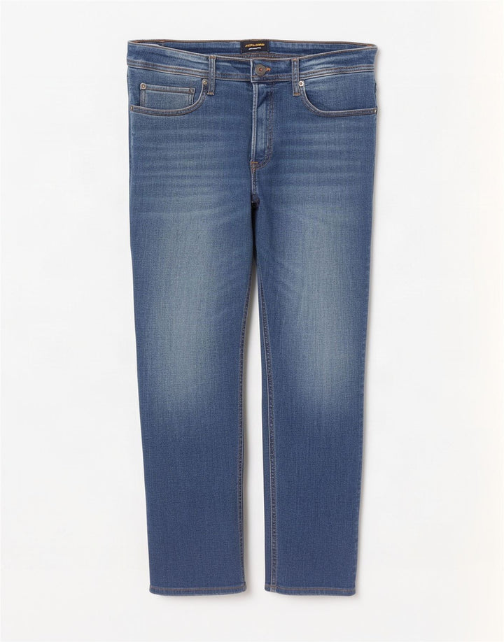 Jeans dritti Tim da uomo Jack & Jones W33 L27 cotone blu
