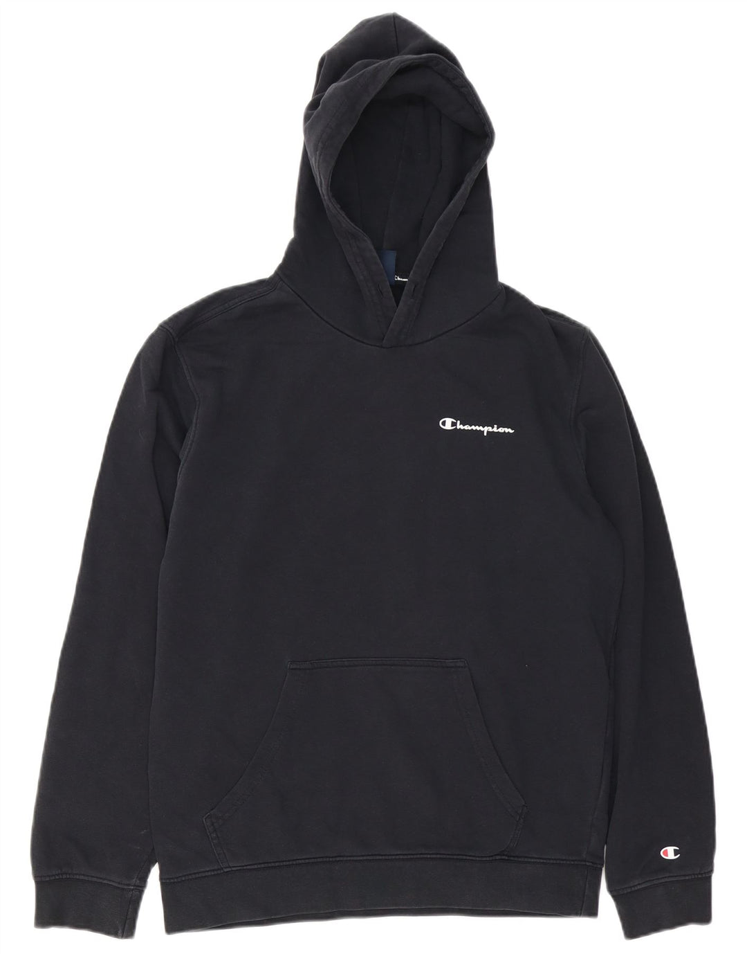 Felpa con cappuccio da uomo Champion, cotone medio blu navy