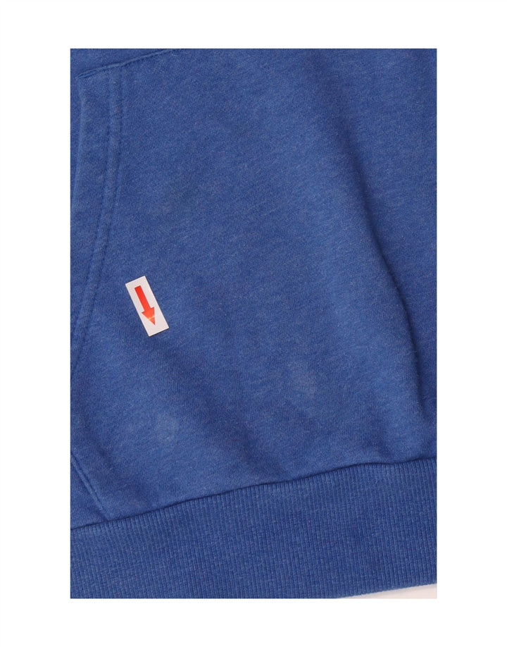 Felpa con cappuccio grafica da uomo Under Armour piccola in cotone blu