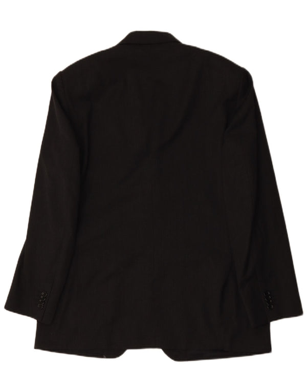 Giacca blazer da uomo a 3 bottoni Boggi Milano IT 50 Large in lana grigia