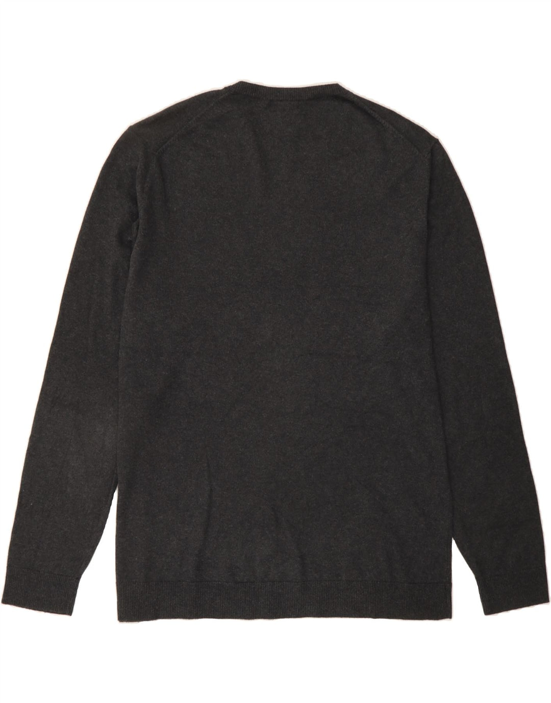 EDDIE BAUER Mens Tall V-Neck Jumper Sweater XL Grey Cotton Vintage Eddie Bauer and Second-Hand Eddie Bauer from Messina Hembry 