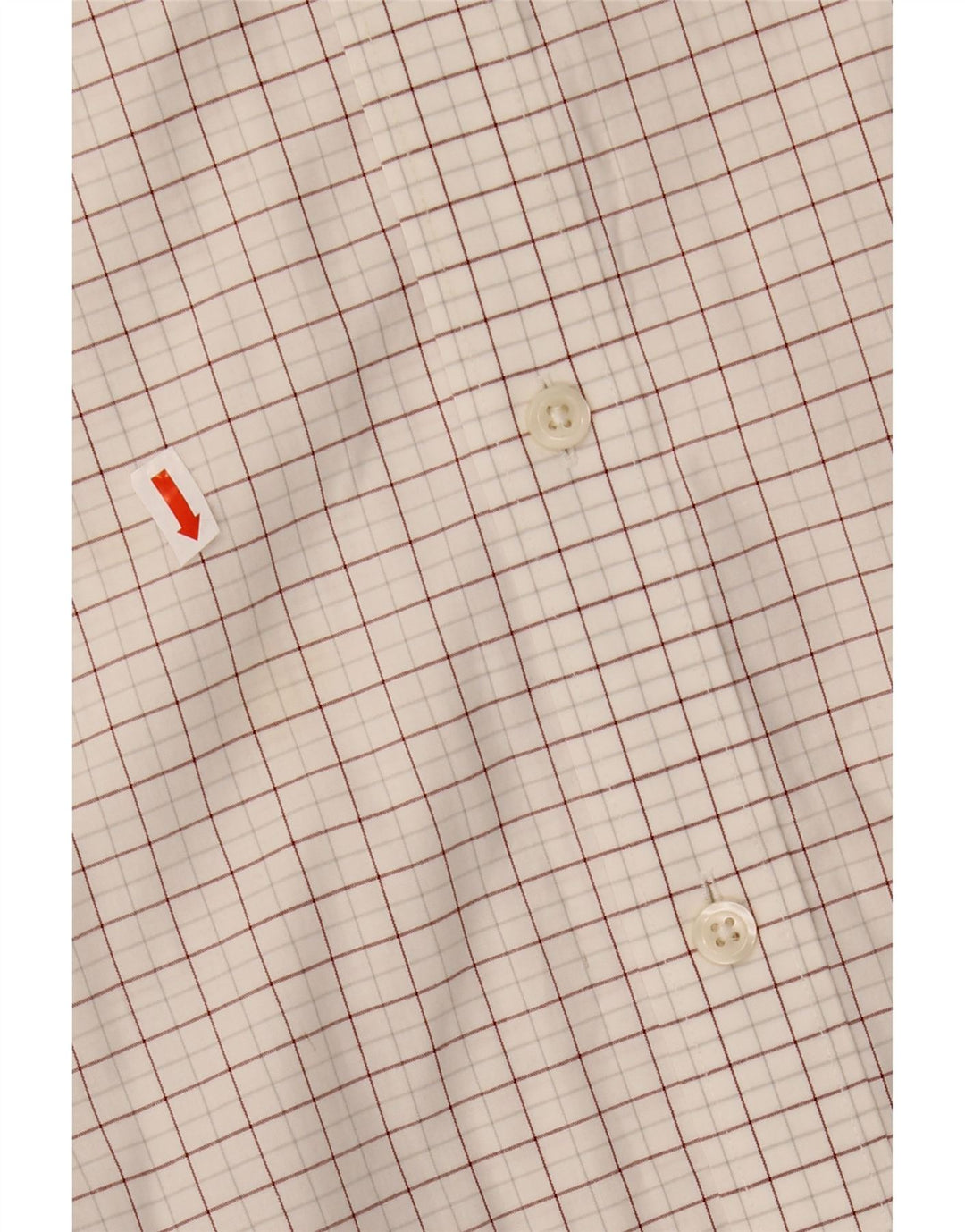 J. CREW Camicia slim da uomo taglia 17 1/2 XL cotone a quadri bianco