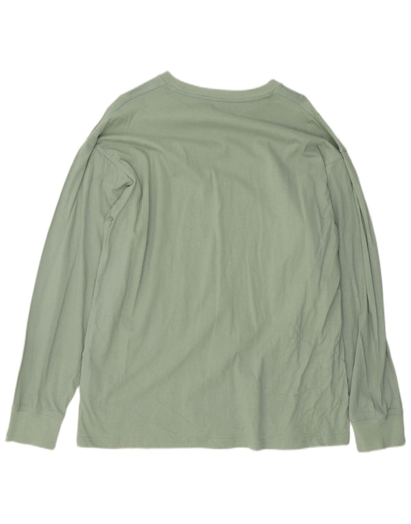 Top Carhartt da uomo a maniche lunghe XL in cotone verde