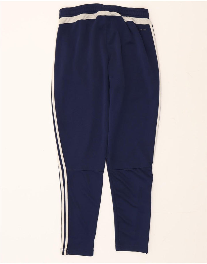 Pantaloni da tuta Adidas Climacool da uomo medi in poliestere blu navy