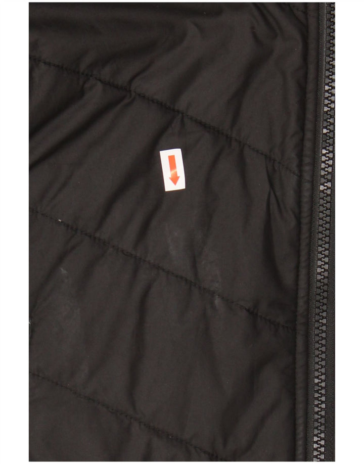 THE NORTH FACE Womens Padded Jacket UK 12 Medium Black Polyester